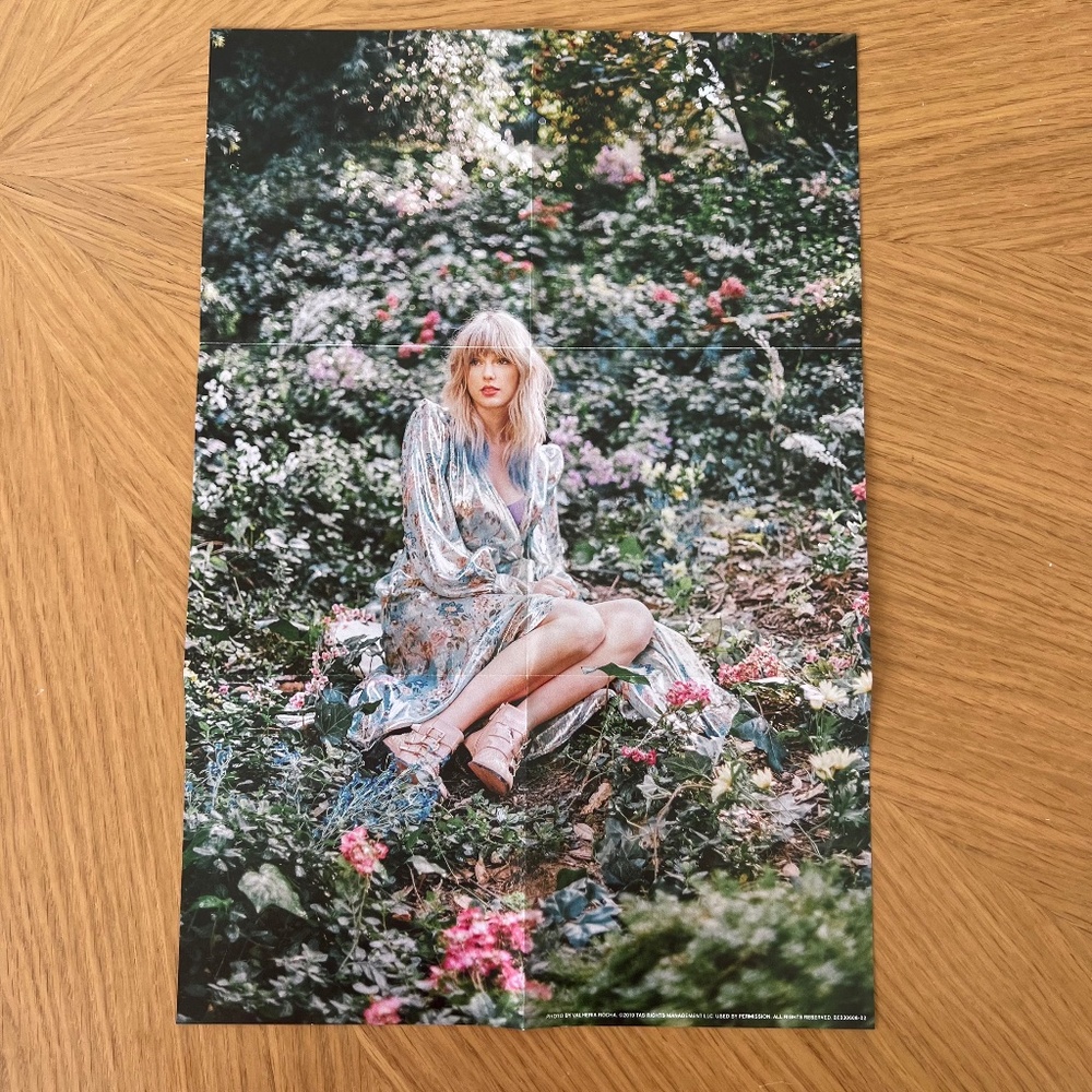 Taylor Swift Lover Era Garden Poster